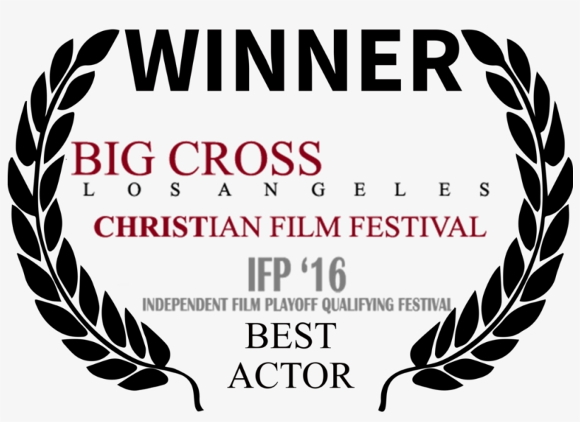 Bigcross Winner Best Actor Black Laurel - Film Festival Logo Png, transparent png download