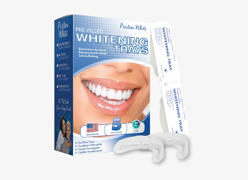 Pristine White Prefilled Trays - Tooth Whitening, transparent png download