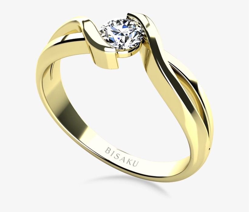 This Model Is Charming With Its Original Ring Circle - Engagement Ring, transparent png download