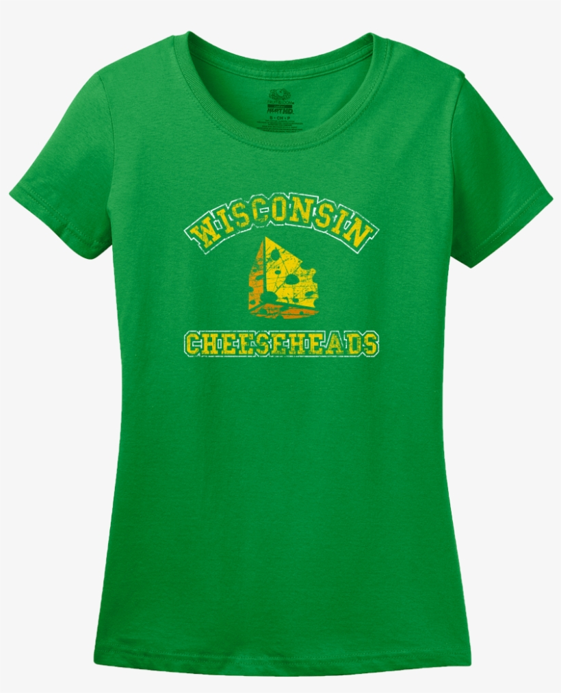Ladies Green Cheesehead - Due In Custom Month T-shirt With Feet For Pregnancy, transparent png download