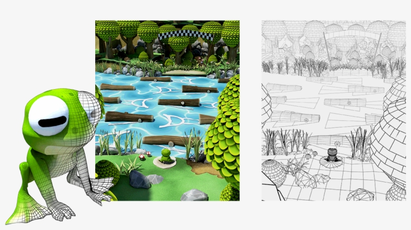 All Assets Were Created In Maya And The Frog Character, transparent png download