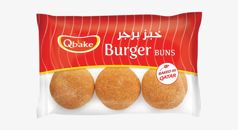 Burger Bun - Qbake Products, transparent png download