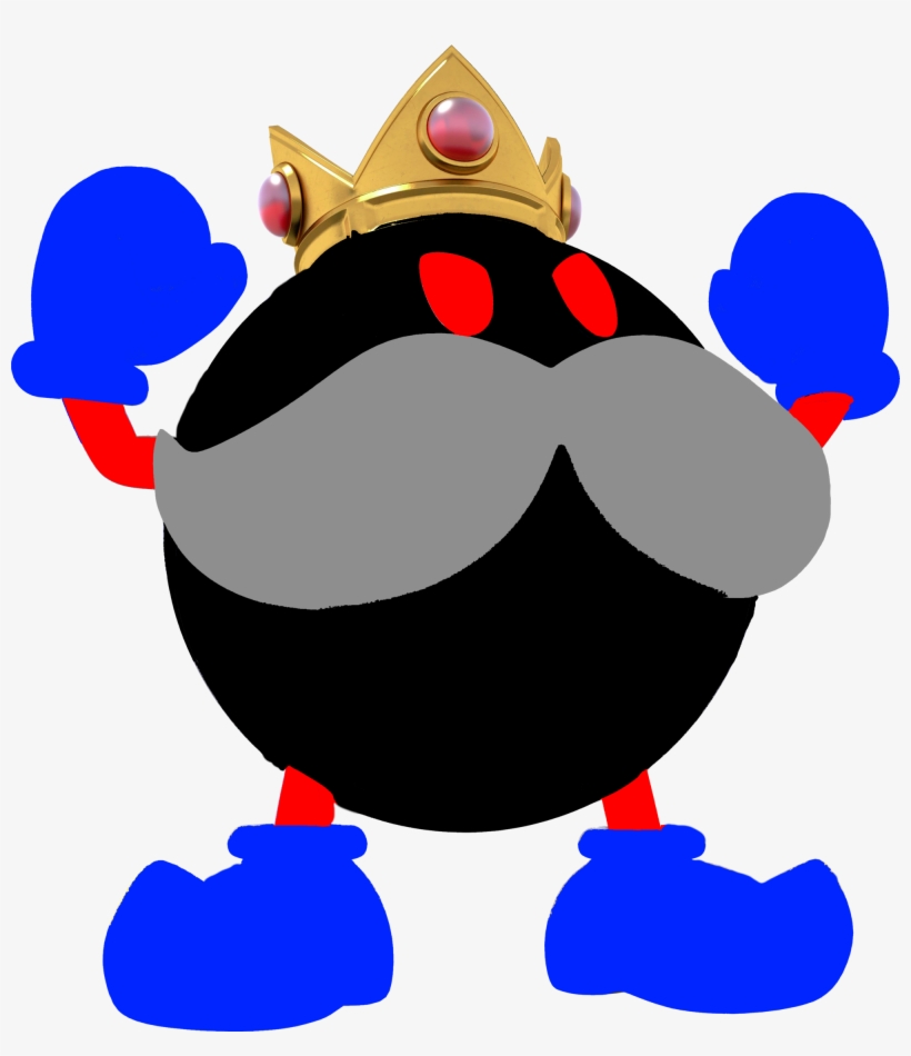 Dark King Bob-omb - Mario Party Star Rush Bosses, transparent png download