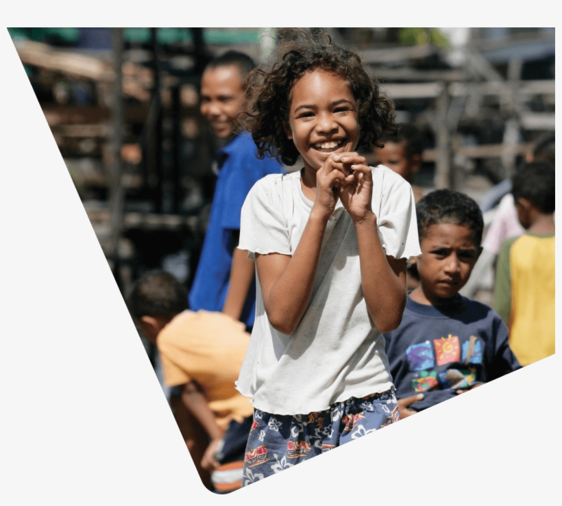 Smiling Girl In Papua New Guinea - Papua New Guinea, transparent png download