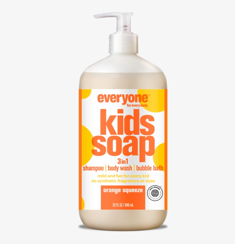 Everyone Soap For Every Kid, Orange Squeeze, 32 Ounce, transparent png download