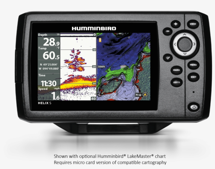 Humminbird Helix 5 Chirp Gps G2 - Humminbird 410210-1 Helix 5 Chirp Gps G2 Fish Finder, transparent png download