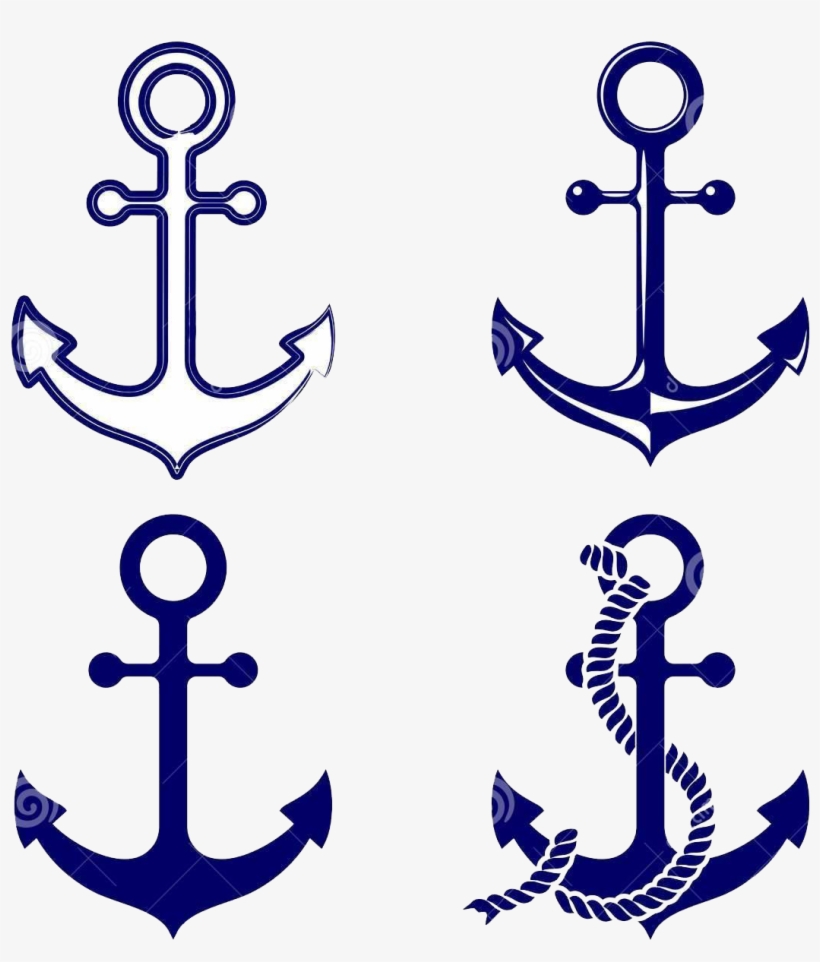 Spear Painted Symbol Hand Anchor Boat Clipart - False Wall Decals Custom Name Decal Personalized Name, transparent png download