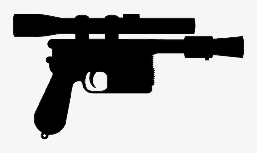 Star Wars Gun Silhouette, transparent png download