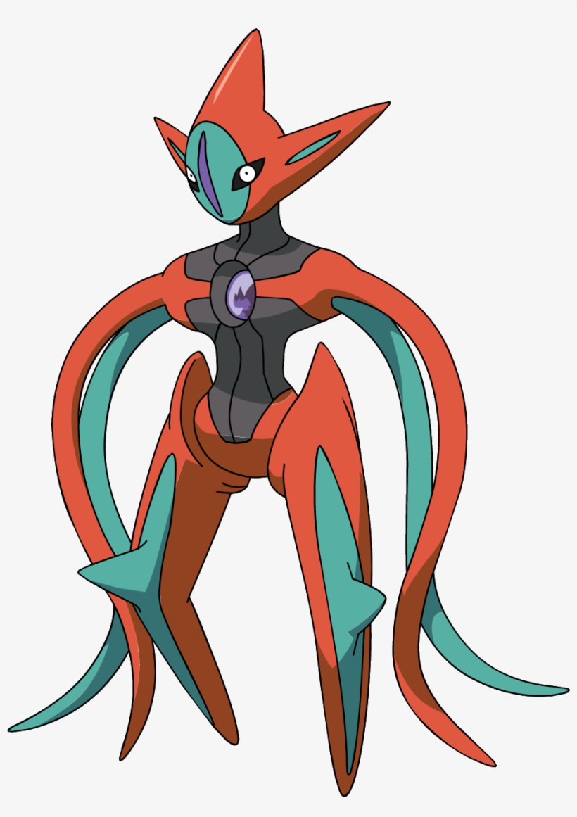 386deoxys Attack Forme Anime - Deoxys Attack, transparent png download