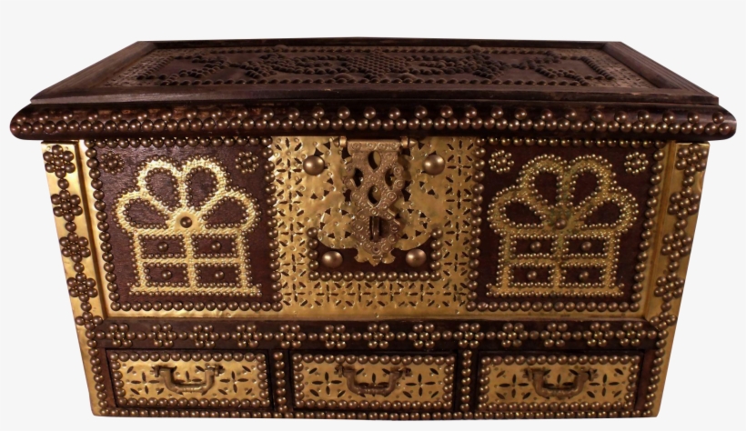 Patrick Swayze Owned Antique Brass Studded Chest, Provenance - Patrick Swayze, transparent png download