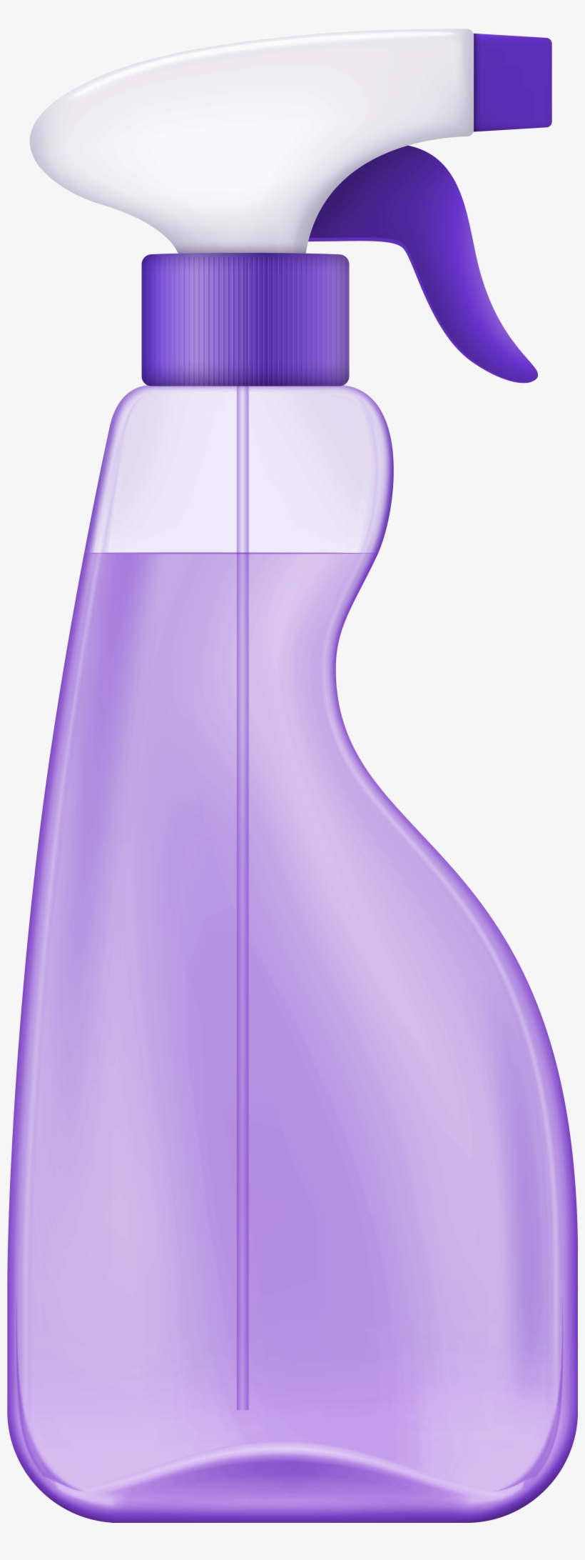 Purple Spray Cleaner Png Clip Art - Clip Art, transparent png download