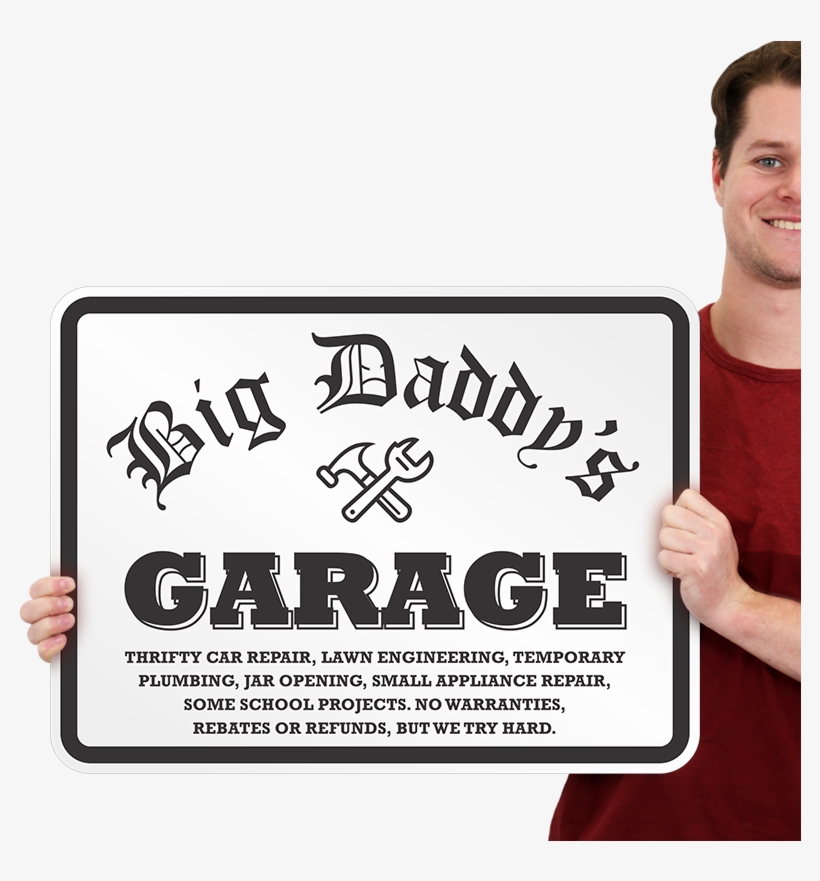 Big Daddys Garage Sign - Big-book-thumper-2.png Wall Calendar, transparent png download