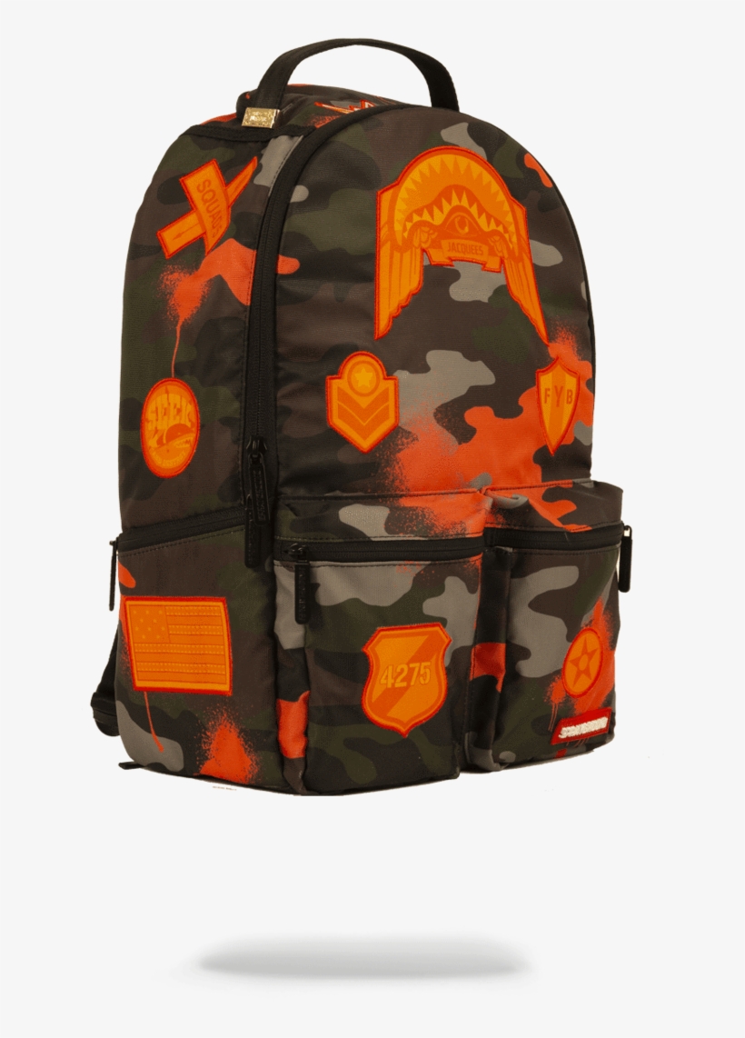 Sprayground Jacquees Army Cargo Backpack Sprayground - Sprayground Jacquees, transparent png download