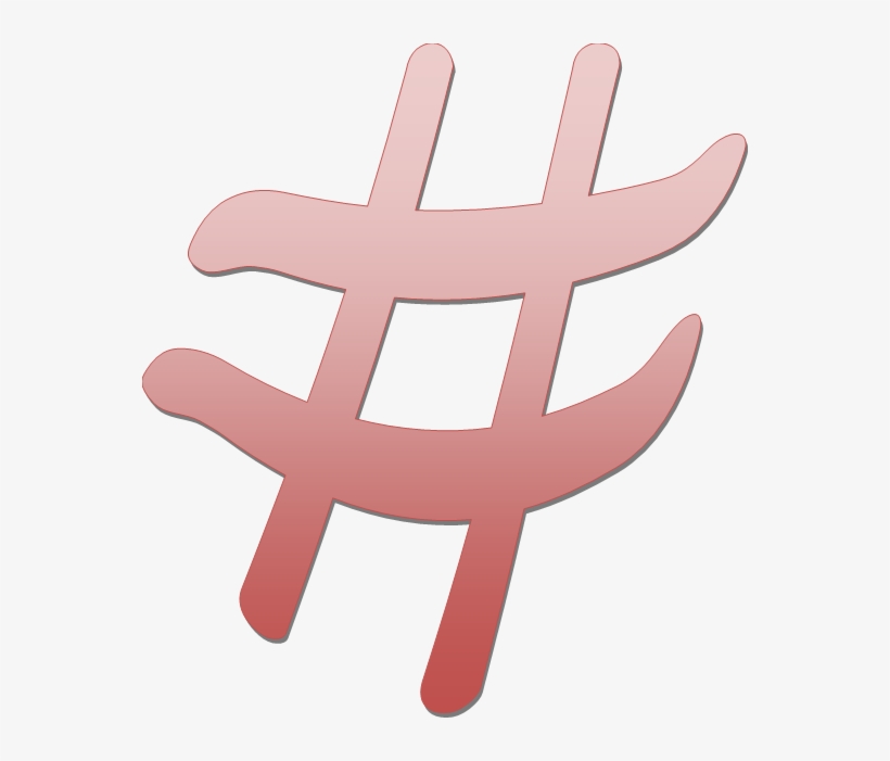 Hashtag Symbol Png - Graphics, transparent png download