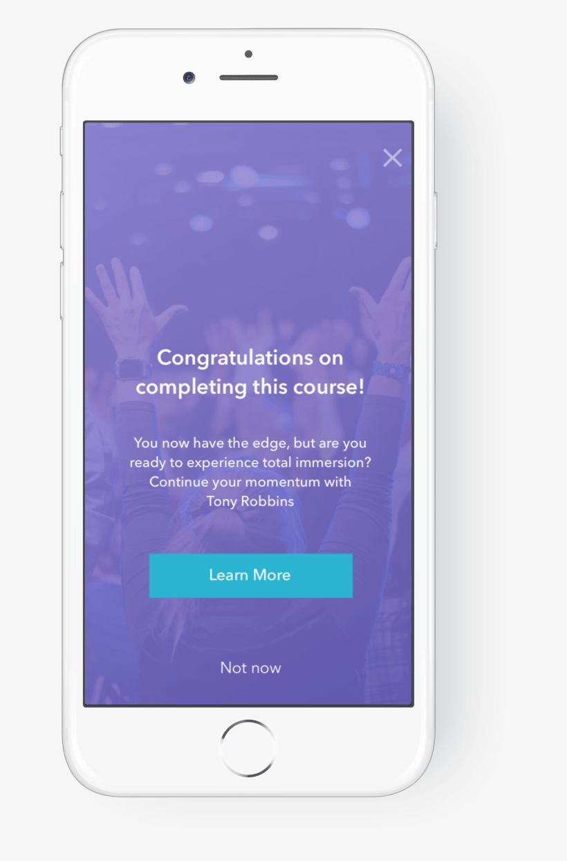 Tony Robbins Iphone App Preview - Poster, transparent png download