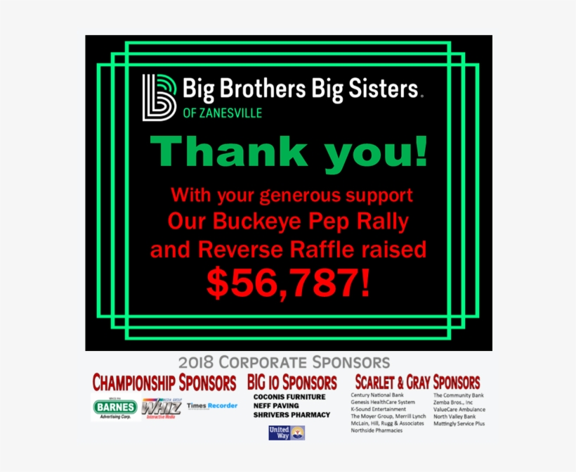 Big Brothers Big Sisters Servicing Muskingum, Guernsey, - Muskingum County, Ohio, transparent png download