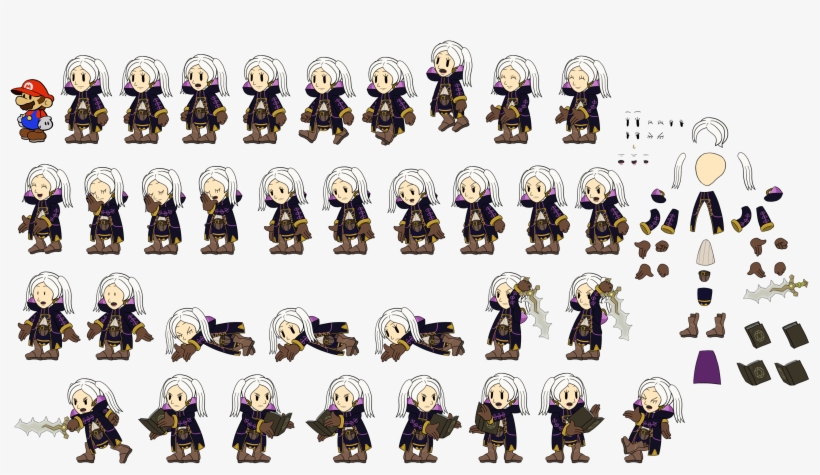 Click For Full Sized Image Robin (paper Mario Style), transparent png download