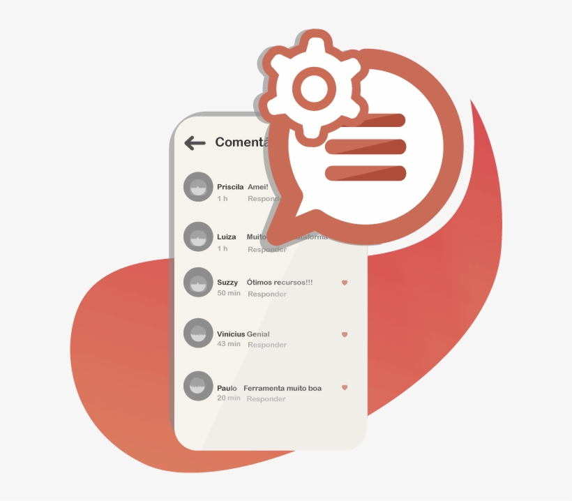 Não Deixe Seu Seguidor Esperando, Gerencie Comentários - Instagram, transparent png download