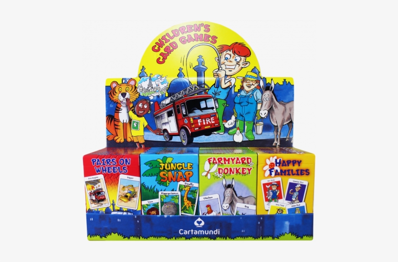 Childrens Card Games 4 Assorted Titles Cdu - Classic Card Games For Children, Assorted, transparent png download