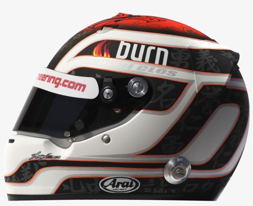 Lucas Di Grassi Dani Clos 2009 Gp2 Helmet - Car Race Helm Png, transparent png download