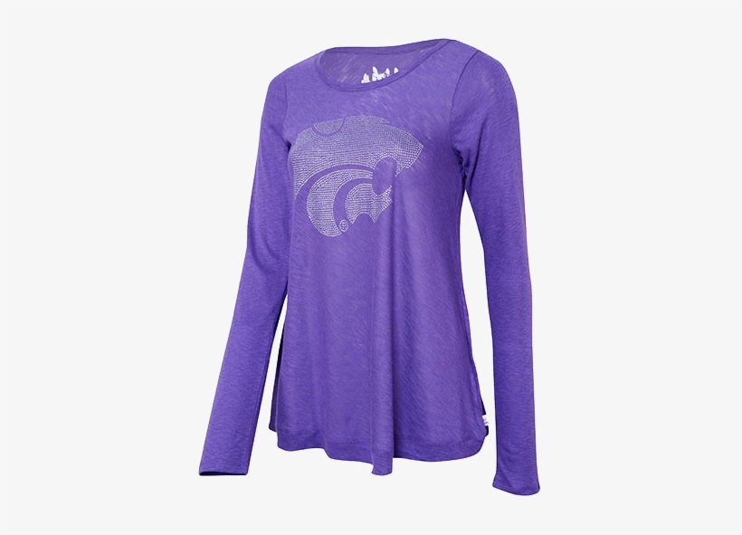 K-state Maternity Bright Lights Top - Long-sleeved T-shirt, transparent png download