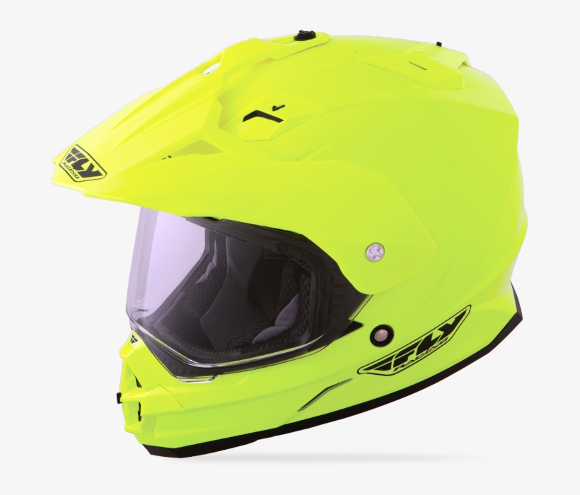 Fly Racing Helmet Trekker / Street & Mx Helmet -yellow - Шлем Из Питбайка, transparent png download