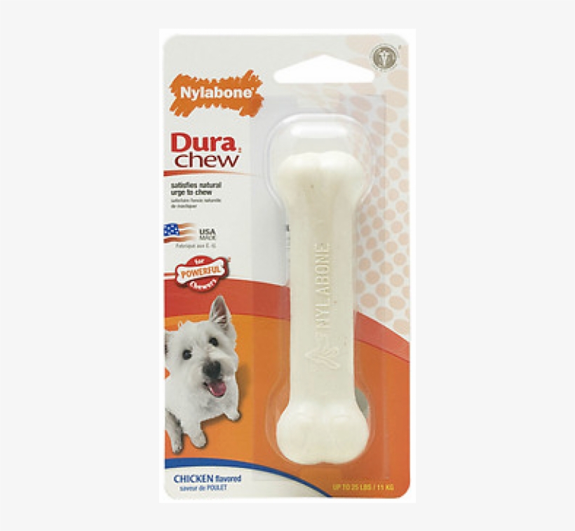 Nylabone Power Chew Chicken Flavor Regular - Nylabone Dura Chew, transparent png download