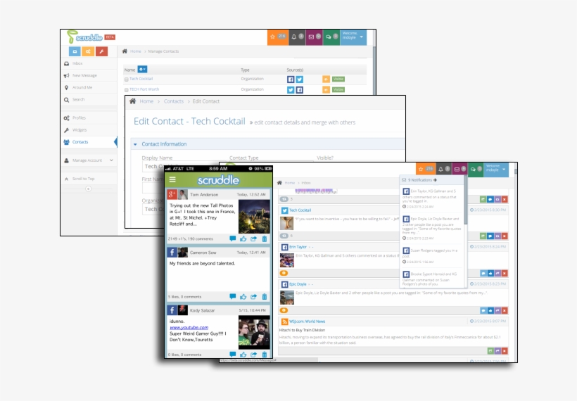 Facebook, Twitter, Tumblr, Email And News Feeds These - Expediente Del Trabajador Noi, transparent png download