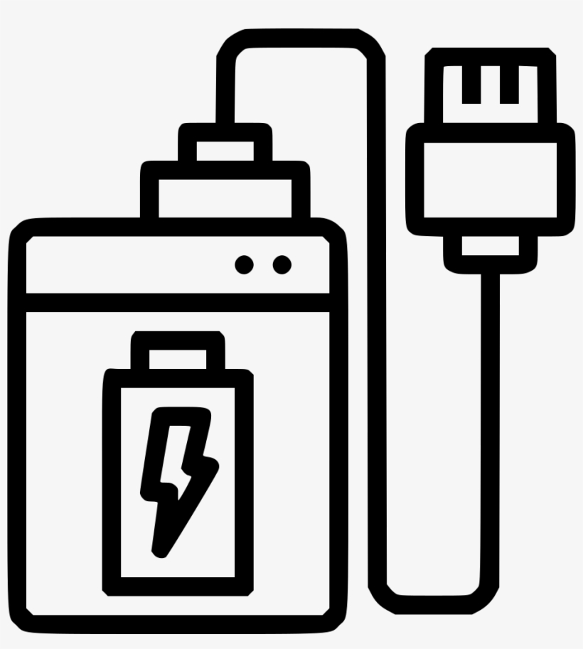 Powerbank Power Bank Battery Charger Electric Wireless - External Hard Drive Vector, transparent png download