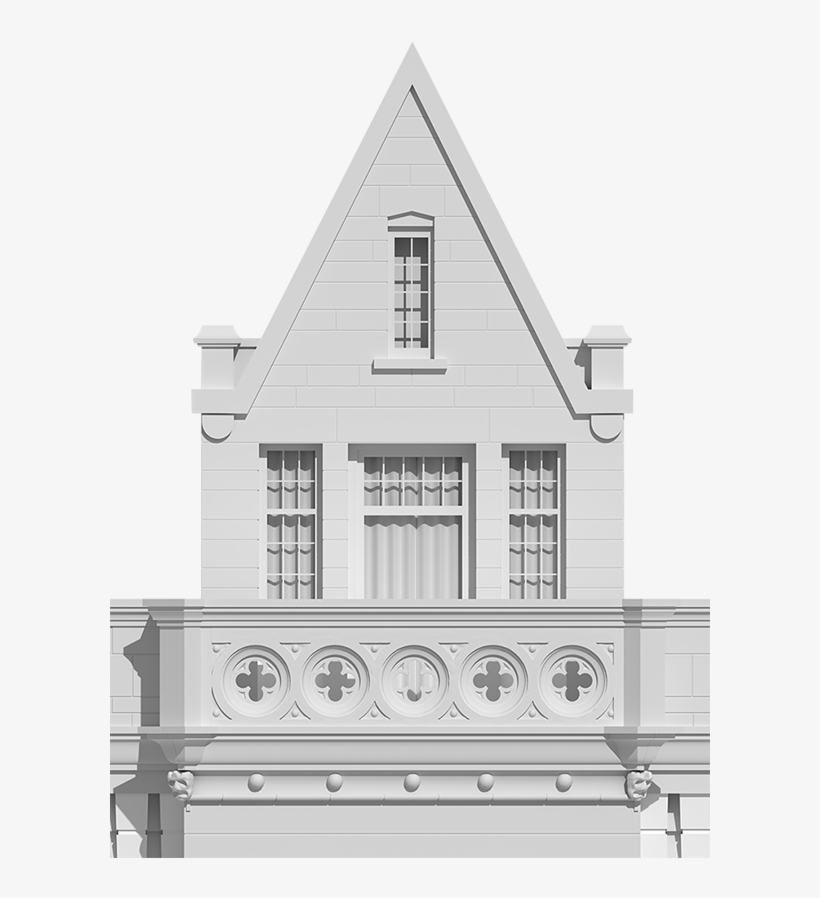 The Renders Were Supplied In A White Clay Style Finish, - House, transparent png download