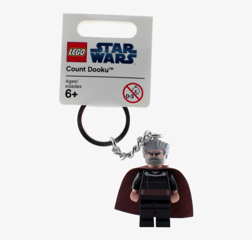 Lego Count Dooku Keychain - Lego Count Dooku Keychain - Star Wars Clone Wars, transparent png download
