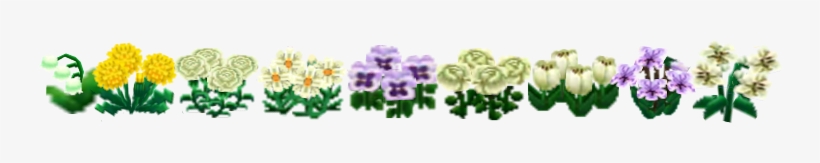 Download Zip Archive - Animal Crossing Flowers Png, transparent png download