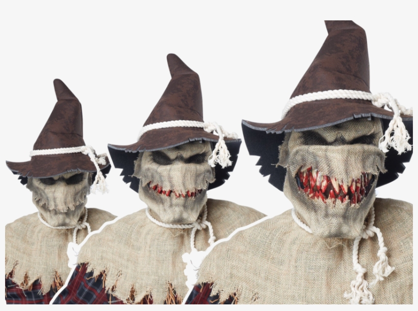 Demon Scare Crow Costume - Men's Sadistic Scarecrow Costume, Brown, Small/medium, transparent png download