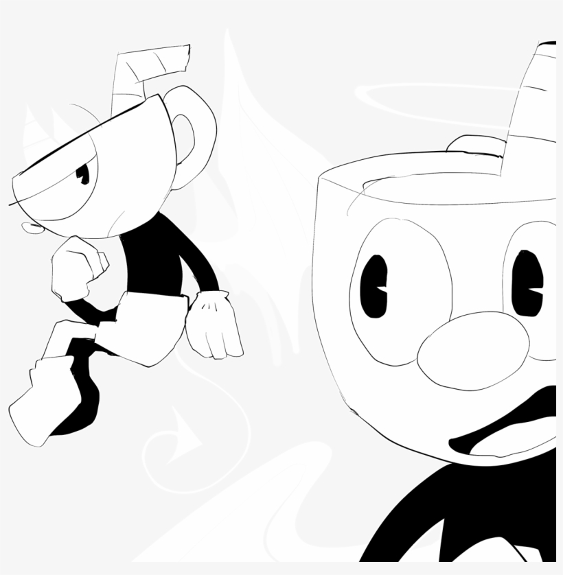Cuphead Me Persona4 - Cartoon, transparent png download