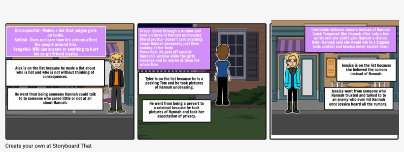 3 Reasons Alex Tyler Jessica - Cartoon, transparent png download
