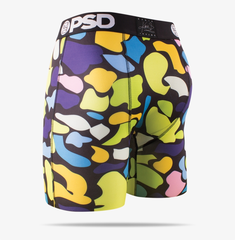 Baeface Camo - Kyrie Irving - Board Short, transparent png download