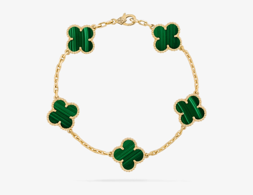 Vintage Alhambra Bracelet, 5 Motifs - Van Cleef & Arpel Alhambra Bracelet, transparent png download