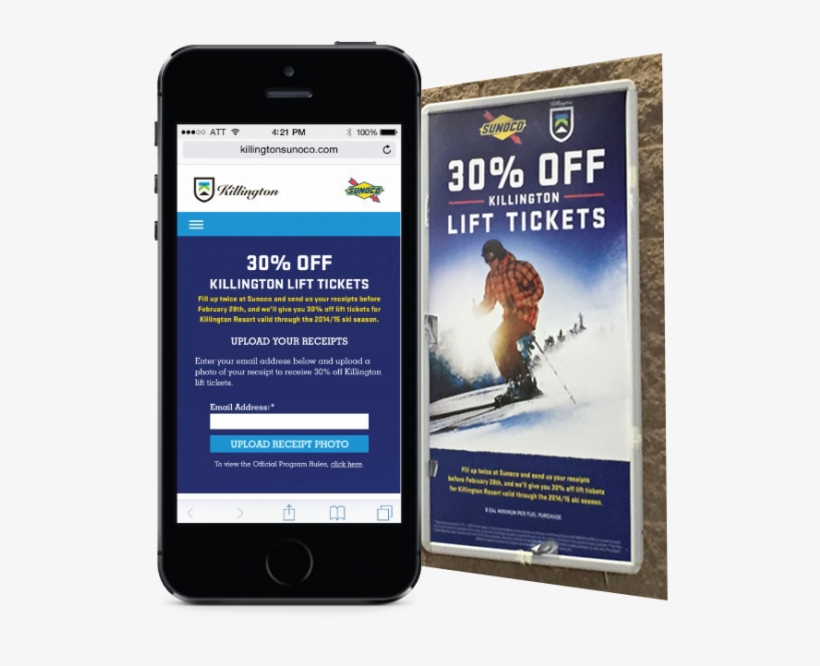 Ski Rewards From Sunoco At Killington Resort, transparent png download