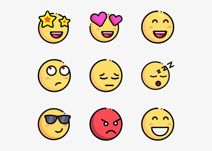 Emoji 50 Icons - Emoji Flaticon, transparent png download