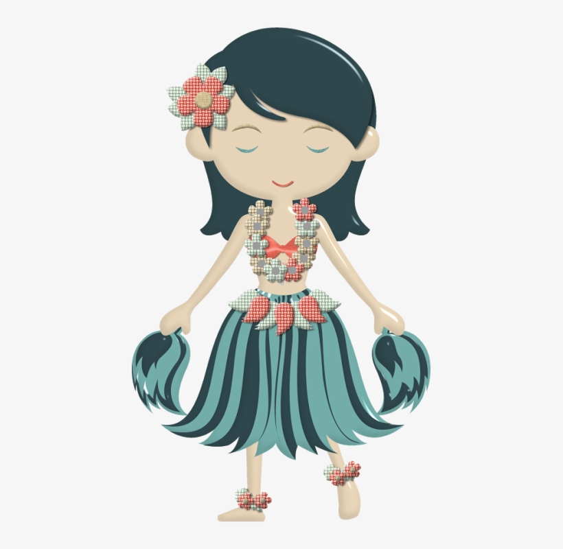 Aloha Tropical Cards Pinterest And Dolls - Niña Hawaianas, transparent png download