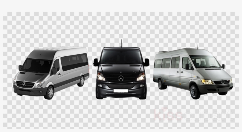 Sprinter Bus Png Clipart Compact Van Minivan Bus - Car, transparent png download