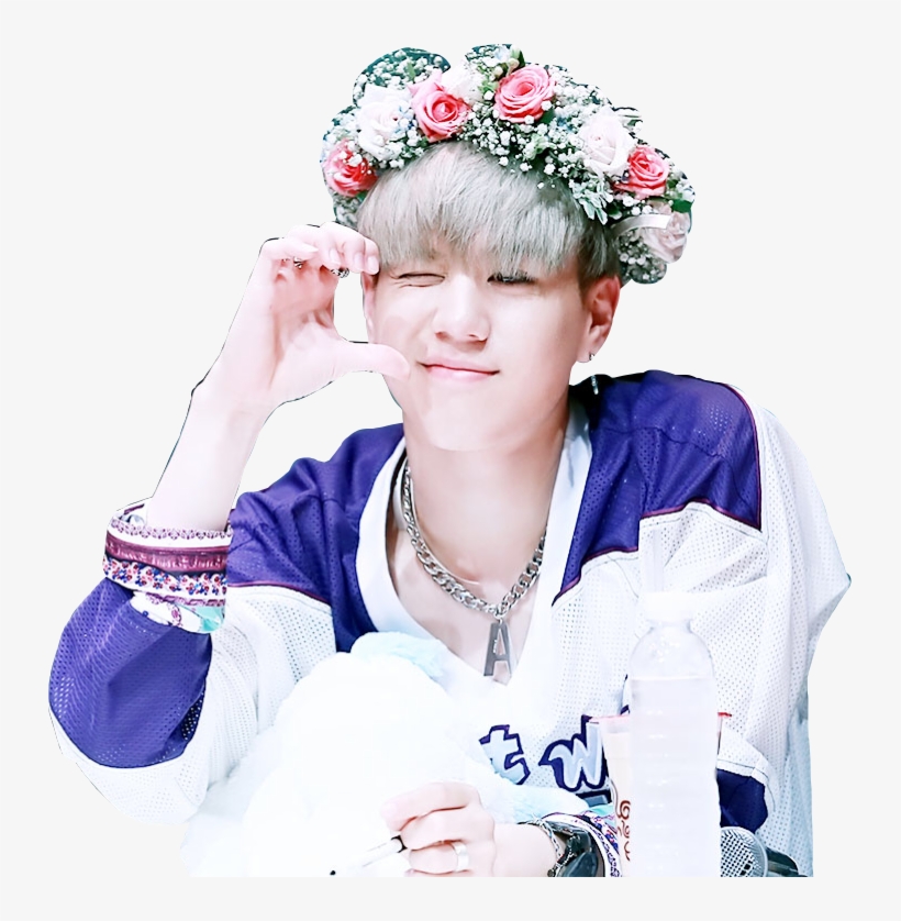 Yugyeom Got7 Got7yugyeom Kpopfreetoedit - Bambam With Flower Crown, transparent png download