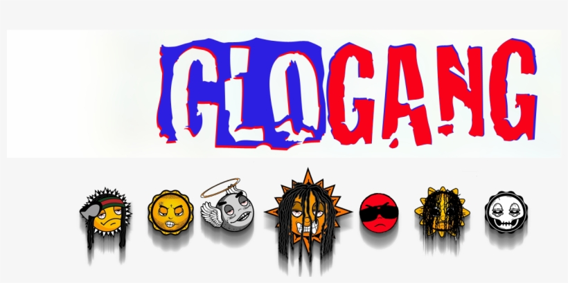 Glo Gang Sun Drinking Lean Logo