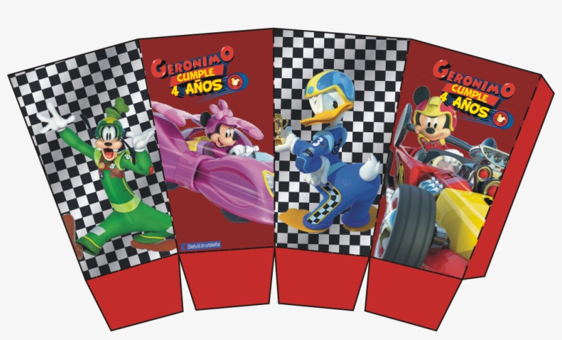 Mickey Mouse And The Roadster Racers - Jumbo Disney Mickey Roadster Racers 4 In 1 Puzzle, transparent png download