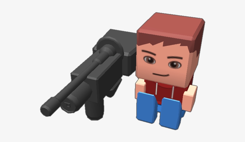 A Gun That Works Thanks And Have Fun - Cartoon, transparent png download