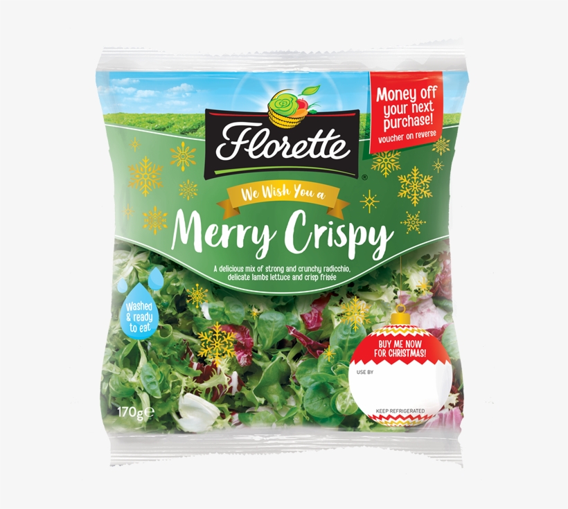 'we Wish You A Merry Crispy' Will Be Available In Retailers, - Florette Espinacas Bolsa 125 Gr, transparent png download