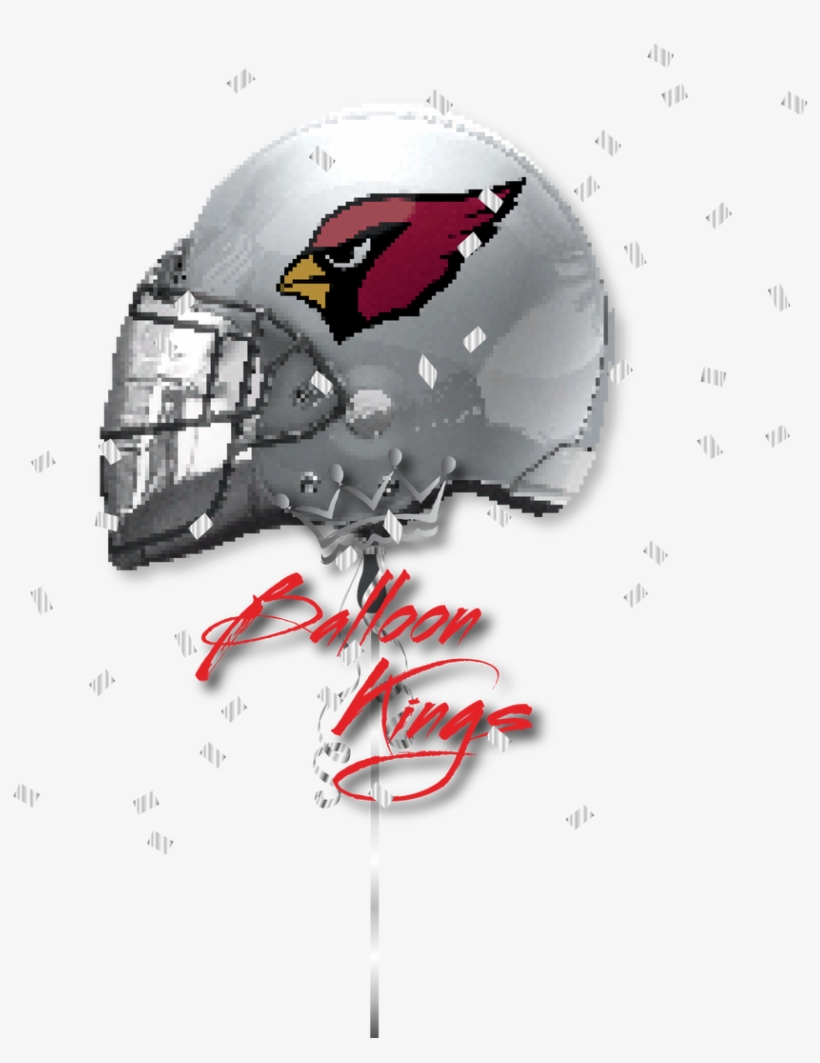 Cardinals Helmet - 21" Arizona Cardinals Helmet Nfl Jumbo Balloon - Mylar, transparent png download