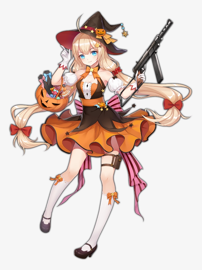 Pic M45 4 - Girls Frontline M45 Halloween, transparent png download