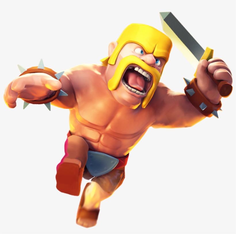 Clash Of Clans Transparent Background - Bárbaros Do Clash Of Clans, transparent png download