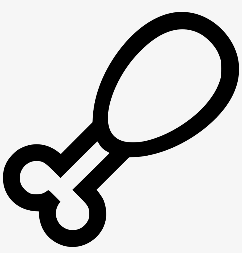 Food Chicken Drumstick - Icon, transparent png download